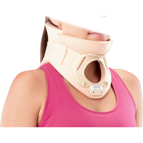 Cervical Collar with Open Trachea product photo Front View L