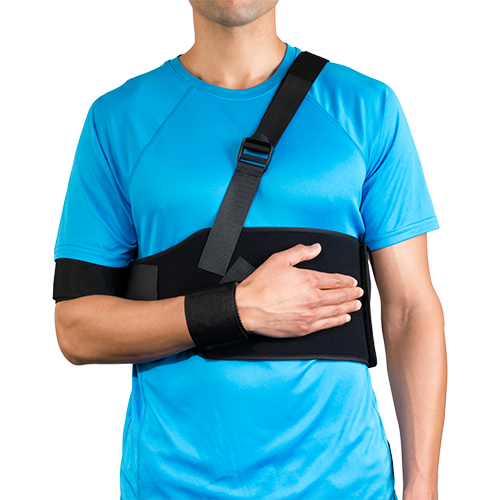 Straight Shoulder Immobilizer &ndash; Deluxe product photo Front View L