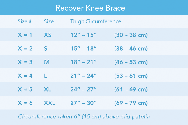  BREG '00392 Recover Knee Brace, Short, S, Airmesh : Health &  Household