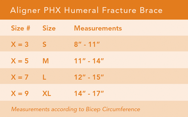 Aligner PHX® Humeral Fracture Brace - Fracture Bracing