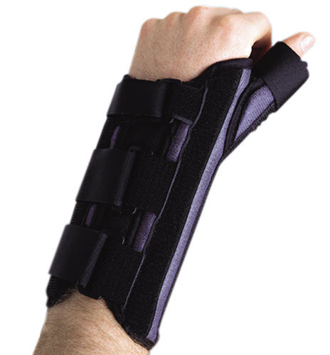 Wrist Brace Cock-up with Thumb Spica product photo Front View L